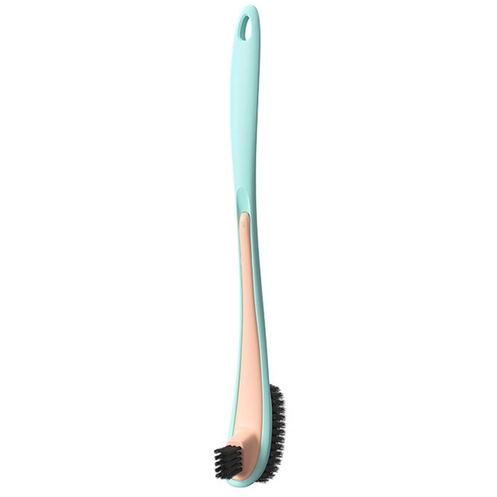 DoubleSided Toilet Brush With Soft Bristles And Long Handle For Deep Cleaning 10