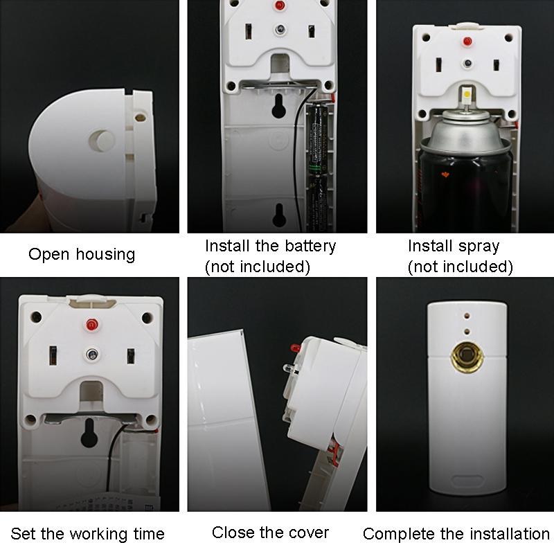 Smart LightSensitive Automatic Toilet Fragrance Sprayer 7