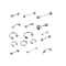 85pcs Stainless Steel Piercing Jewelry Set for Nose Lip Eyebrow