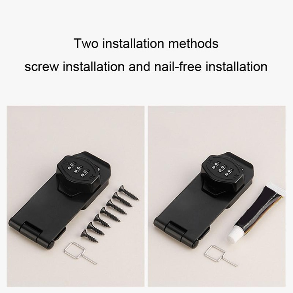 Keyless DualUse Cabinet Drawer AntiTheft Lock 6