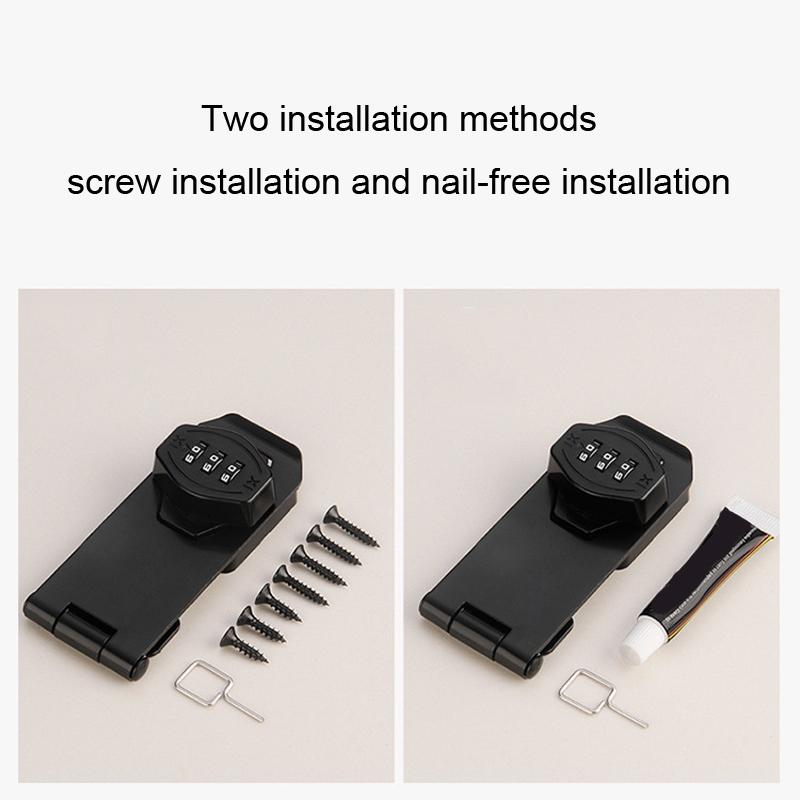Keyless DualUse Cabinet Drawer AntiTheft Lock 6