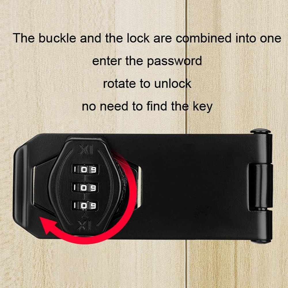 Keyless DualUse Cabinet Drawer AntiTheft Lock 8
