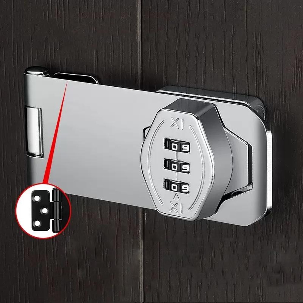 Keyless DualUse Cabinet Drawer AntiTheft Lock 13