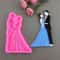 Premium Bride and Groom Silicone Chocolate Mold for Cakes & DIY Crafts