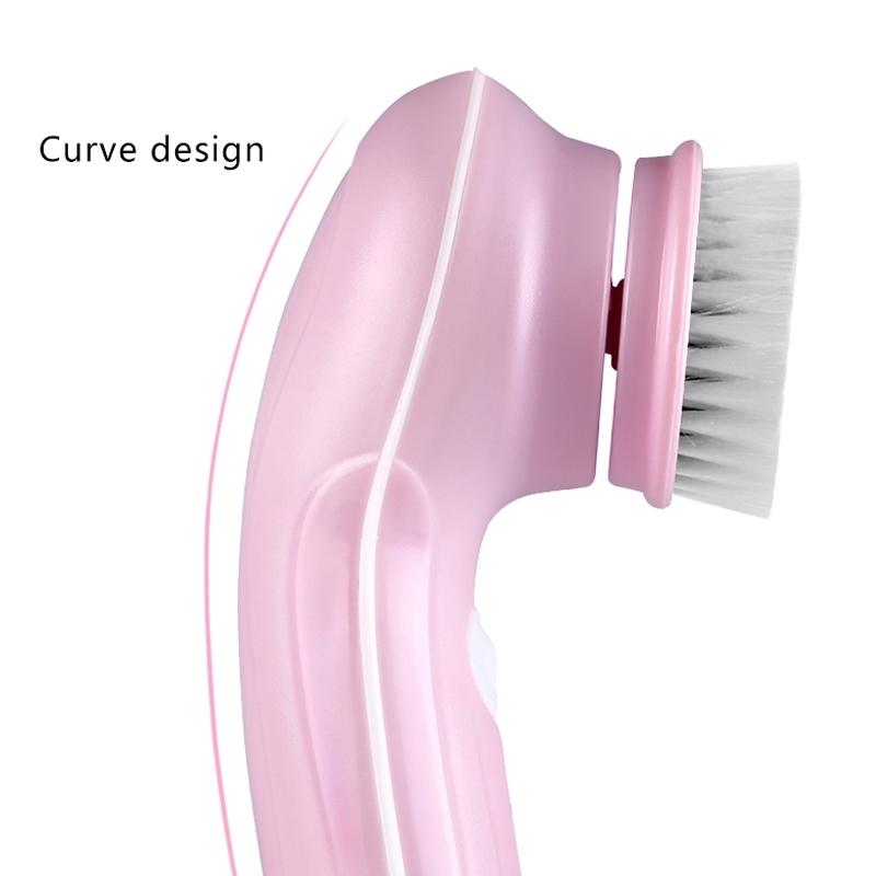 3in1 USB Charging Facial Cleansing Brush For Deep Pore Blackhead Removal 5