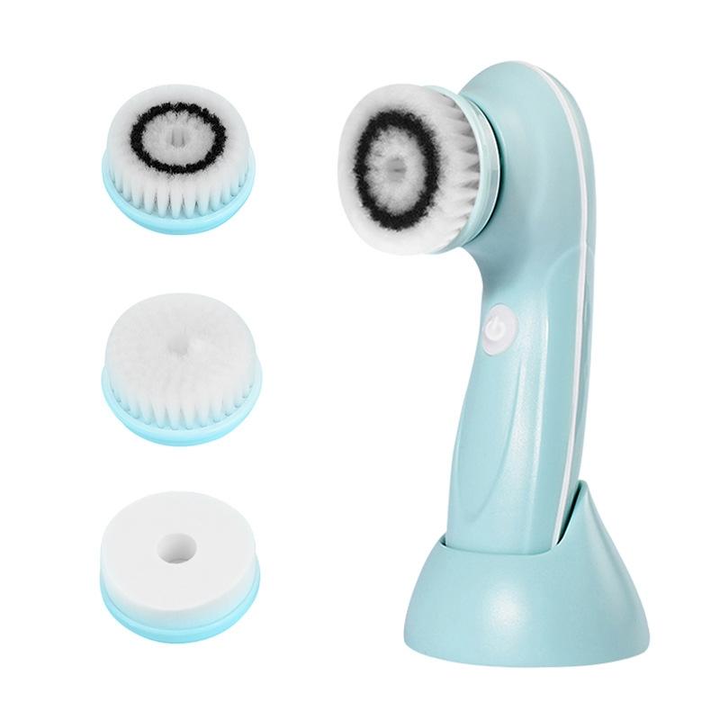 3in1 USB Charging Facial Cleansing Brush For Deep Pore Blackhead Removal 11