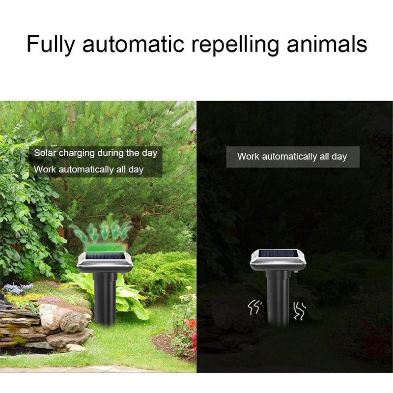 Solar Outdoor Waterproof Solar Animal Repeller Garden Yard Outdoor Pest Repeller 3
