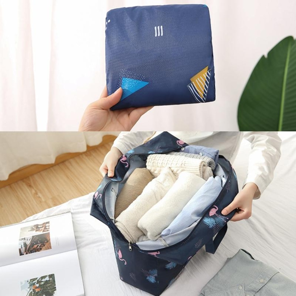 Foldable Waterproof Luggage Organizer Bag With Trolley Sleeve 5