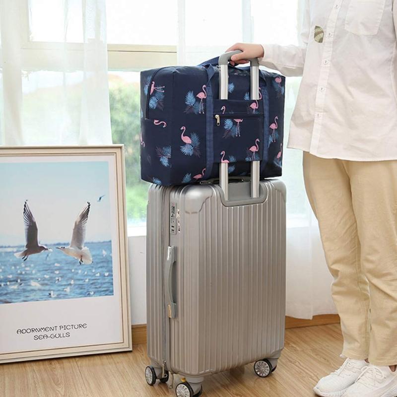 Foldable Waterproof Luggage Organizer Bag With Trolley Sleeve 6