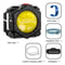 3in1 Wearable Mini LED Flashlight For Outdoor Night Use 1