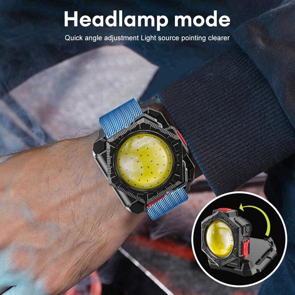 3in1 Wearable Mini LED Flashlight For Outdoor Night Use 3