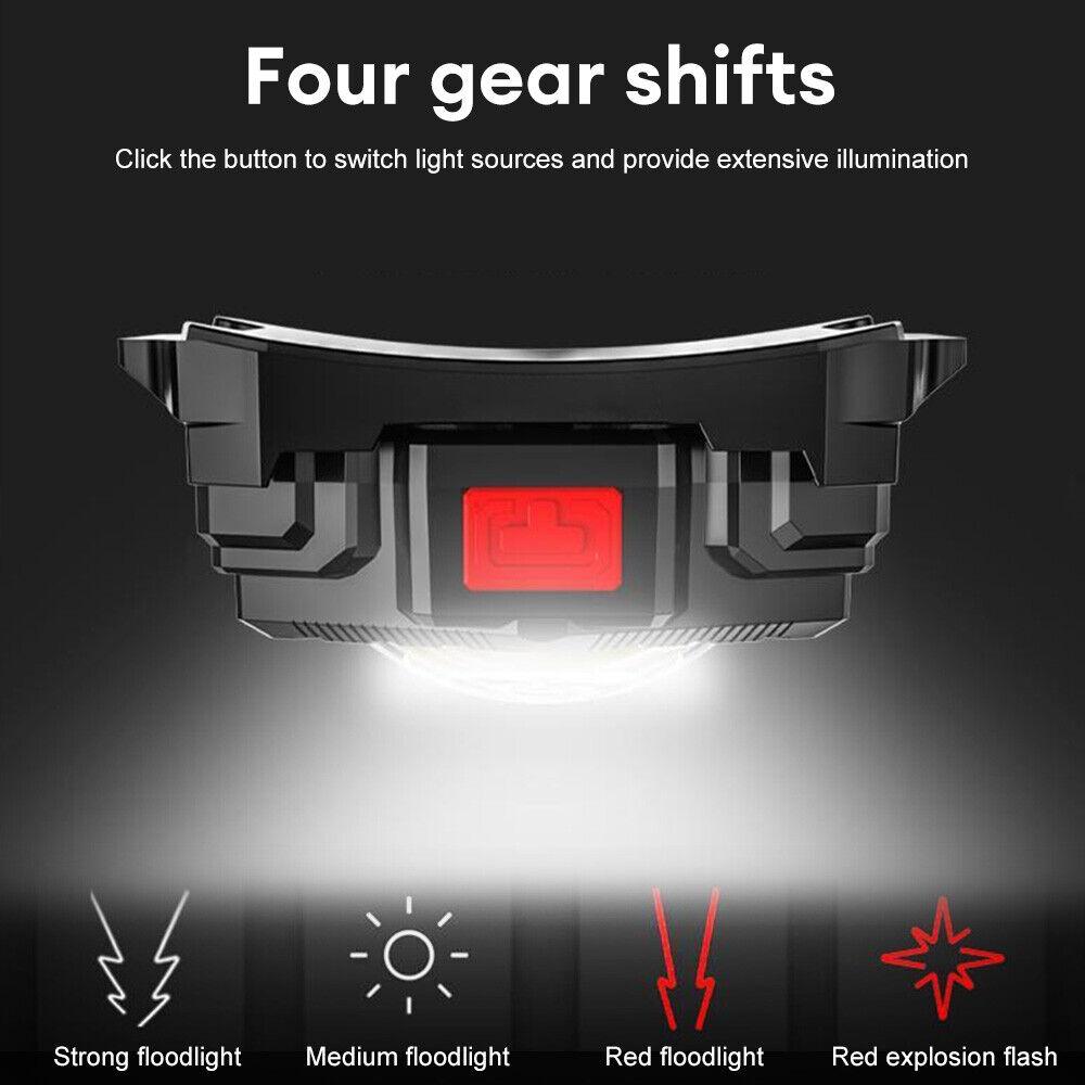 3in1 Wearable Mini LED Flashlight For Outdoor Night Use 7