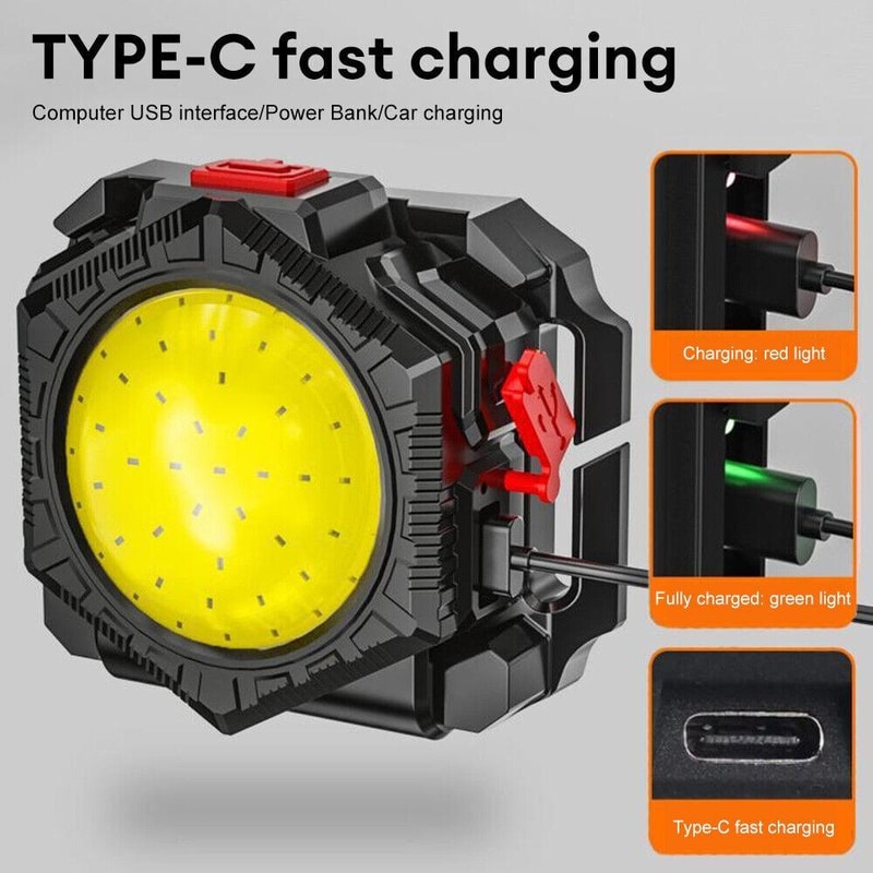 3in1 Wearable Mini LED Flashlight For Outdoor Night Use 8