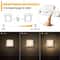 Induction LED Night Light With Stepless Dimming Night Light Sensor Warm Glow For Nursery Bedroom 3