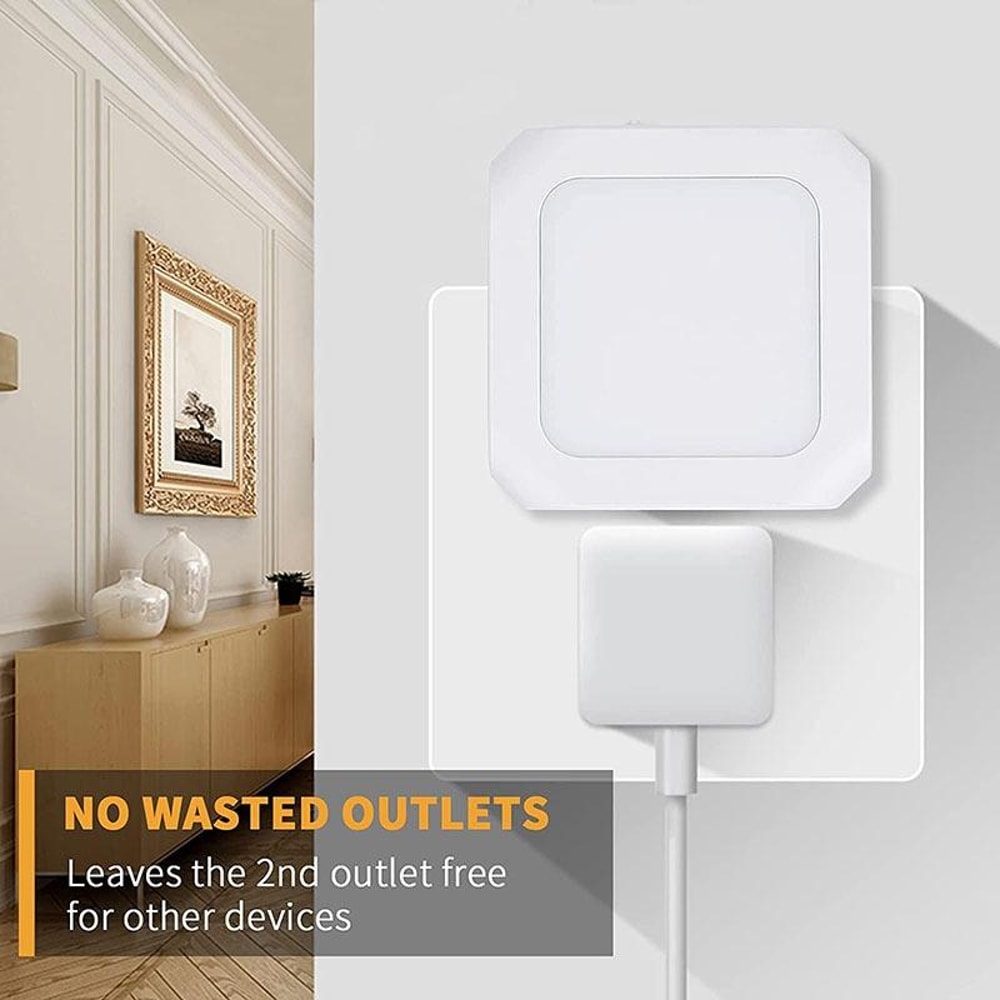 Induction LED Night Light With Stepless Dimming Night Light Sensor Warm Glow For Nursery Bedroom 4