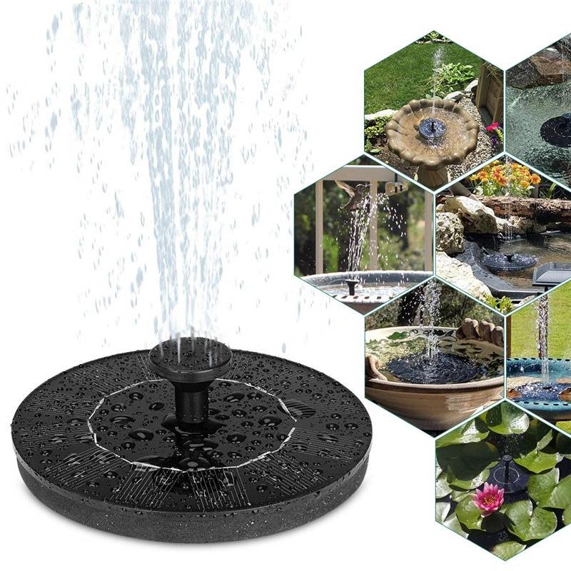 Solar Powered Floating Water Fountain for Garden Bird Bath