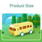 500ml Portable Water Bottle Cute Bus Shaped Leakproof Sippy Cup For Kids 1