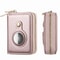 Premium Leather AirTag Wallet with Zipper for Apple AirTag Holder