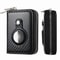 Premium Leather AirTag Wallet with Zipper for Apple AirTag Holder