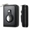 Premium Leather AirTag Wallet With Zipper For Apple AirTag Holder 10