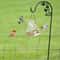Transparent Acrylic Triangle Bird Feeder For Outdoor Garden Pet Bird Cages 4