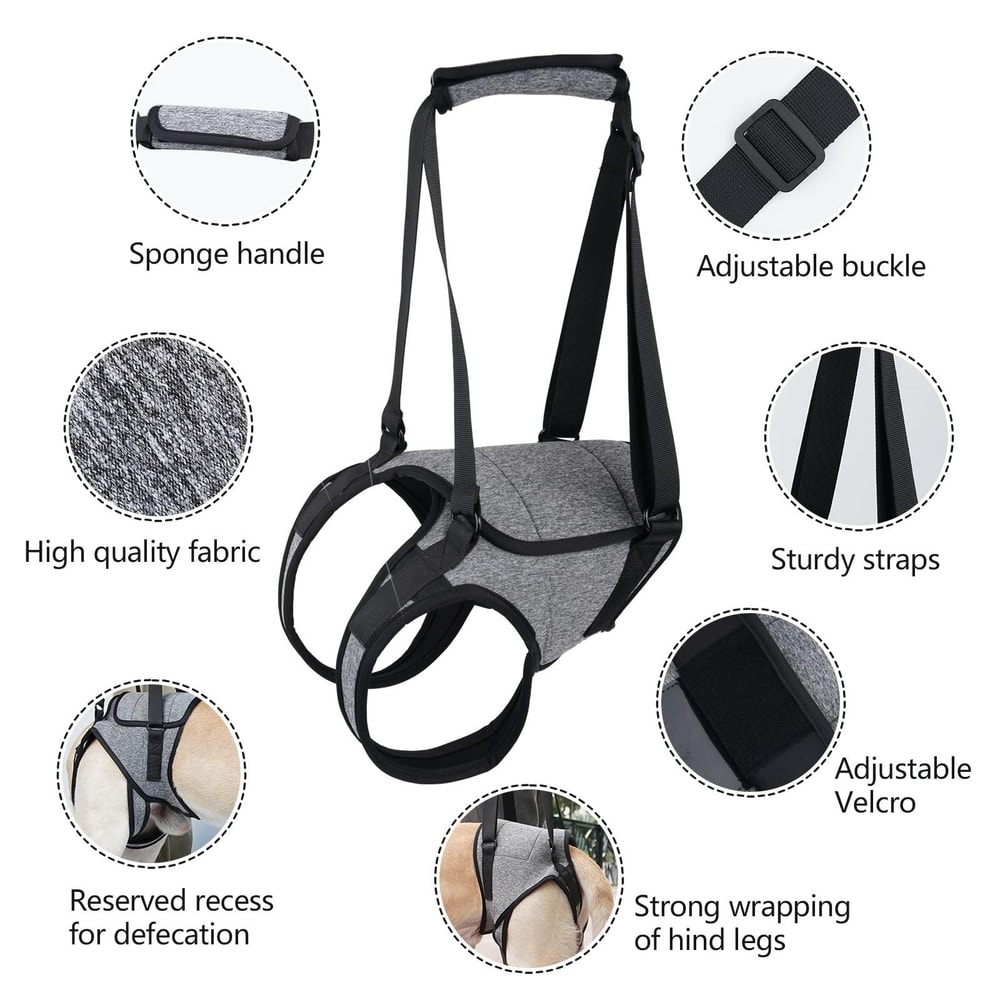 ComfortLift Dog Lift Harness For Senior Injured Dogs With Hind Leg Support 1