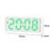 Smart LED Digital Alarm Clock With Voice Control Temperature Display Adjustable Brightness 3
