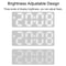 Smart LED Digital Alarm Clock With Voice Control Temperature Display Adjustable Brightness 5
