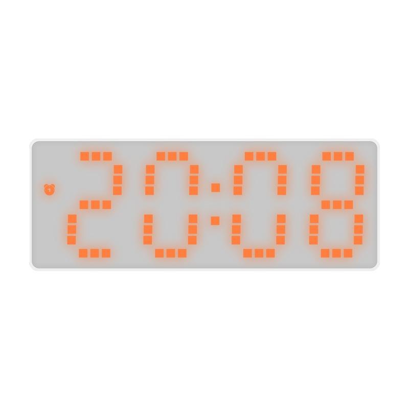 Smart LED Digital Alarm Clock With Voice Control Temperature Display Adjustable Brightness 7