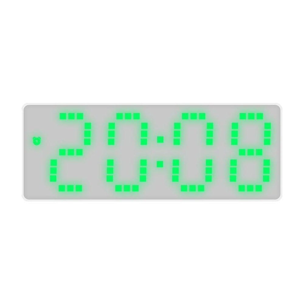 Smart LED Digital Alarm Clock With Voice Control Temperature Display Adjustable Brightness 11