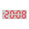 Smart LED Digital Alarm Clock With Voice Control Temperature Display Adjustable Brightness 10