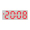 Smart LED Digital Alarm Clock With Voice Control Temperature Display Adjustable Brightness 10