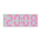 Smart LED Digital Alarm Clock With Voice Control Temperature Display Adjustable Brightness 9