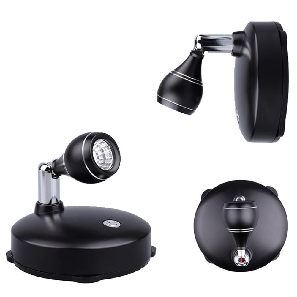 LED Spotlight for Wine Cabinets with Remote Control & Adjustable Rotating Light