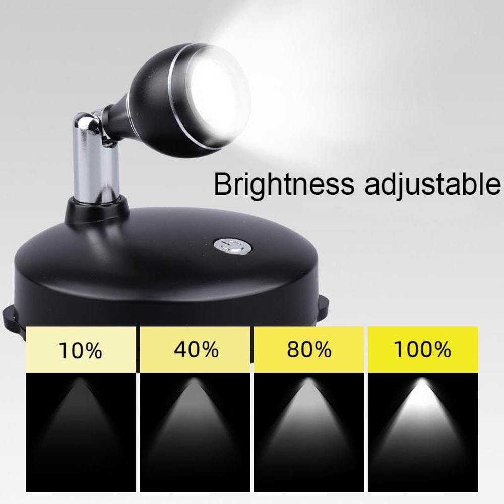 LED Spotlight for Wine Cabinets with Remote Control & Adjustable Rotating Light