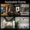 LED Spotlight for Wine Cabinets with Remote Control & Adjustable Rotating Light