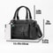 Elegant Lychee Grain Leather Crossbody Tote Bag With Multi Compartments For Women 2