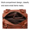 Elegant Lychee Grain Leather Crossbody Tote Bag With Multi Compartments For Women 4