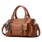 Elegant Lychee Grain Leather Crossbody Tote Bag With Multi Compartments For Women 6