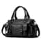 Elegant Lychee Grain Leather Crossbody Tote Bag With Multi Compartments For Women 8