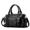 Elegant Lychee Grain Leather Crossbody Tote Bag With Multi Compartments For Women 8