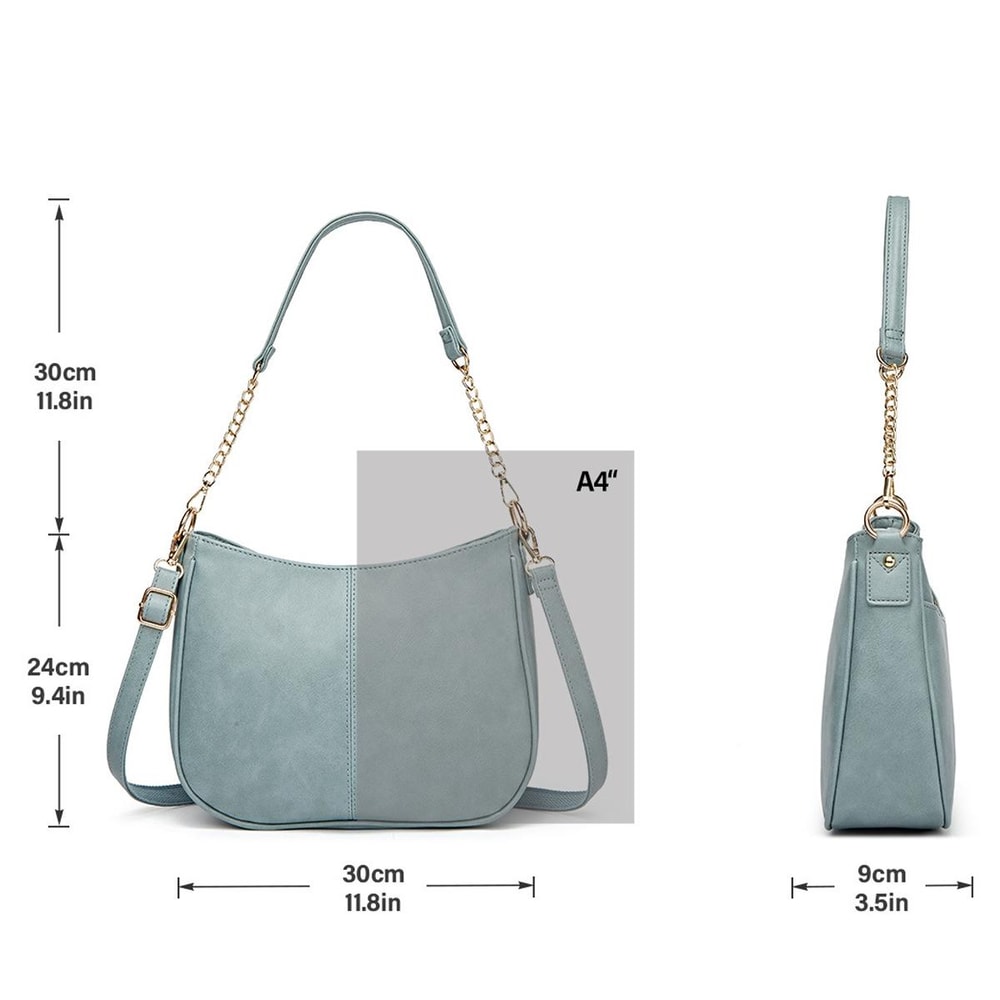Urban Luxe Crossbody Bag For Women Large Capacity Adjustable Chain Shoulder Purse 2