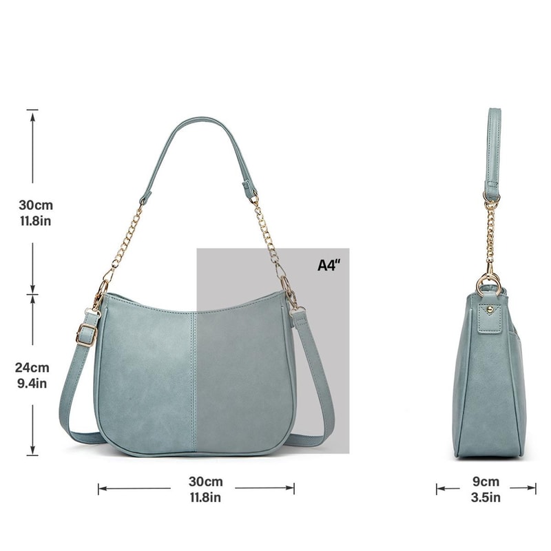 Urban Luxe Crossbody Bag For Women Large Capacity Adjustable Chain Shoulder Purse 2