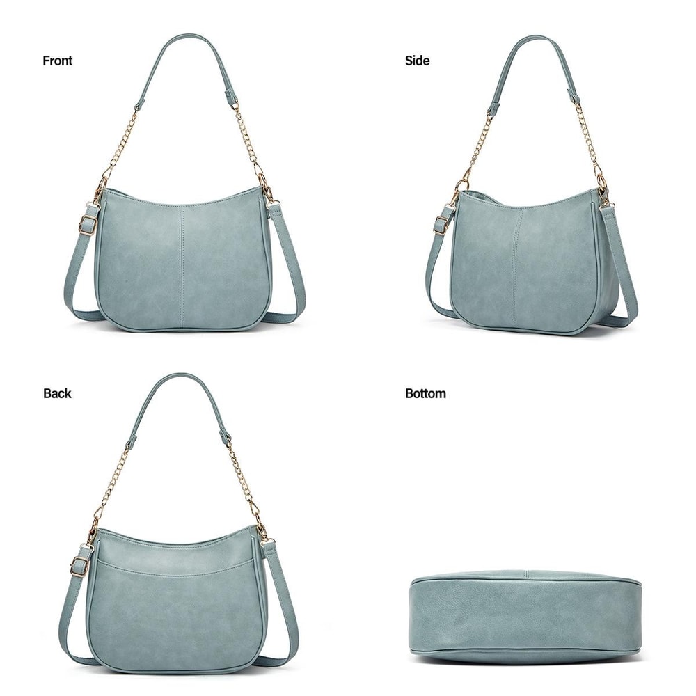 Urban Luxe Crossbody Bag For Women Large Capacity Adjustable Chain Shoulder Purse 3