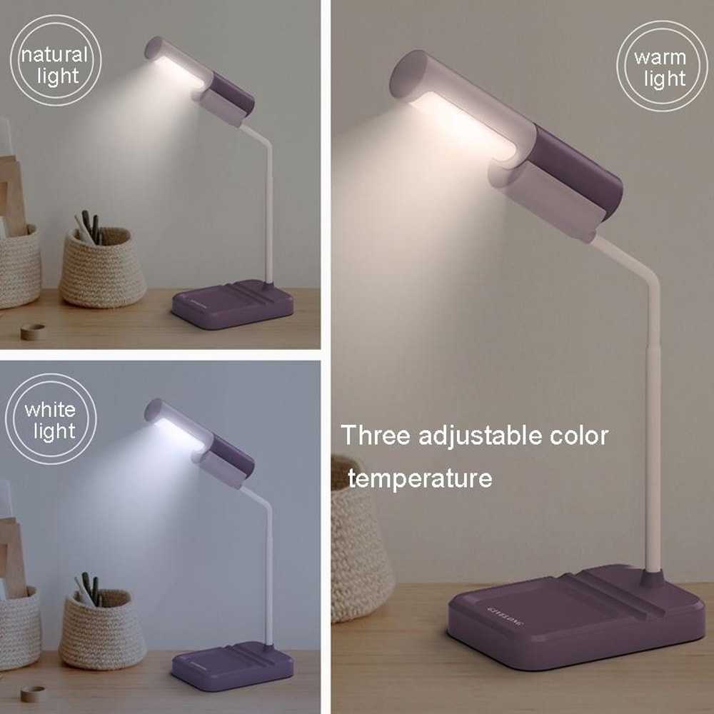Magnetic LED Desk Lamp With USB Charging EyeCaring Portable Reading Light 6