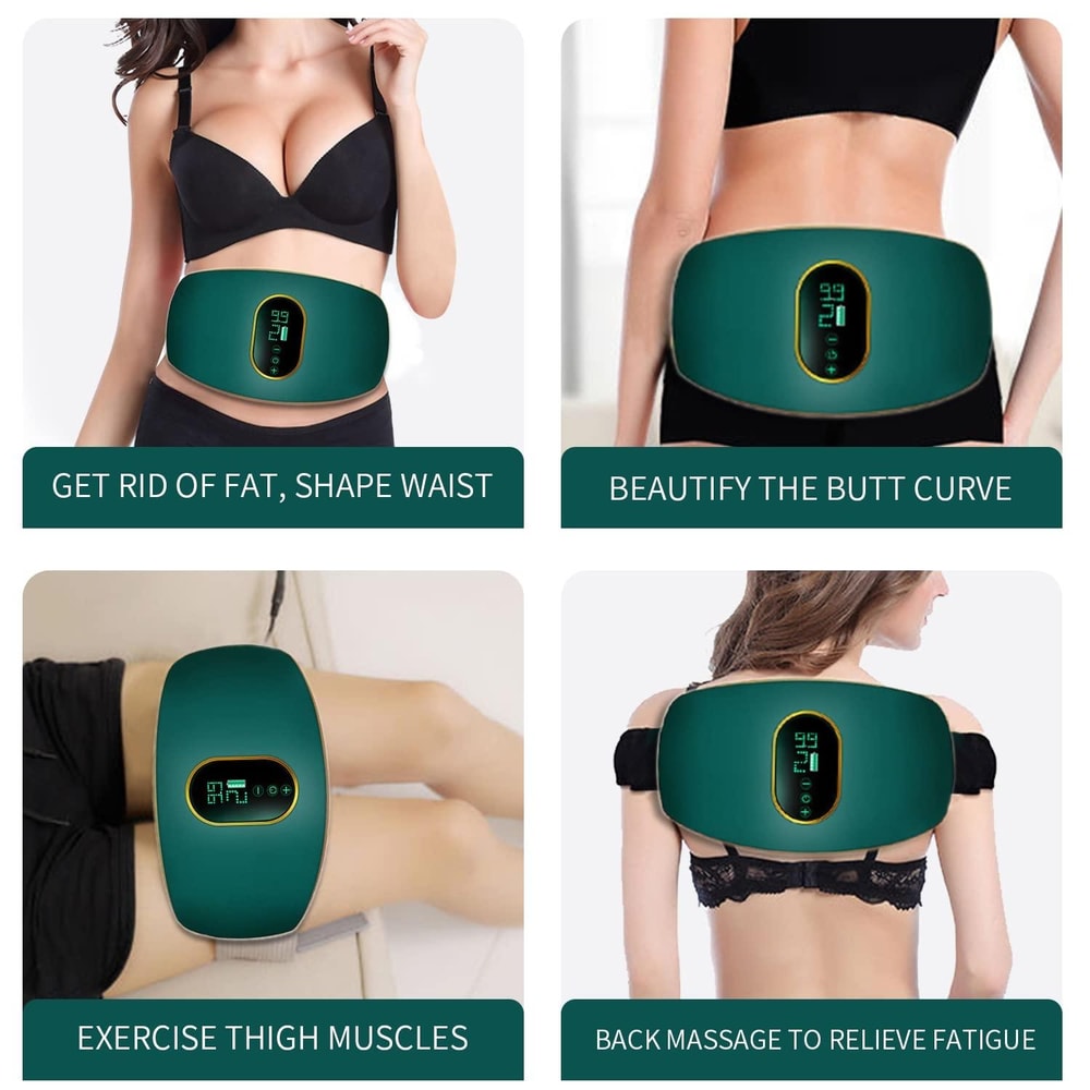 Magnetic Slimming Massage Belt With Vibration Therapy For Waist Back Body Relaxation 2