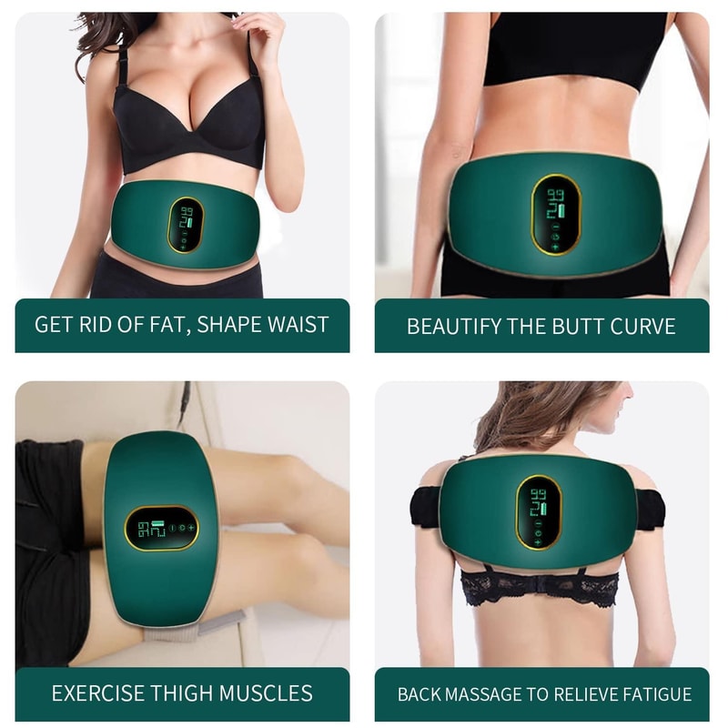 Magnetic Slimming Massage Belt With Vibration Therapy For Waist Back Body Relaxation 2
