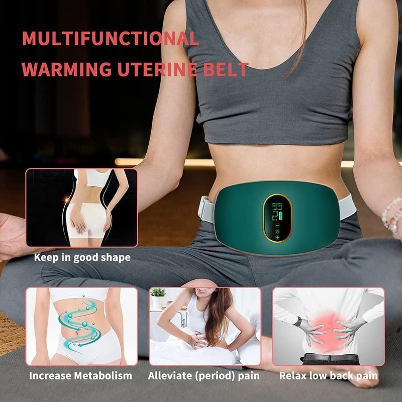 Magnetic Slimming Massage Belt With Vibration Therapy For Waist Back Body Relaxation 5