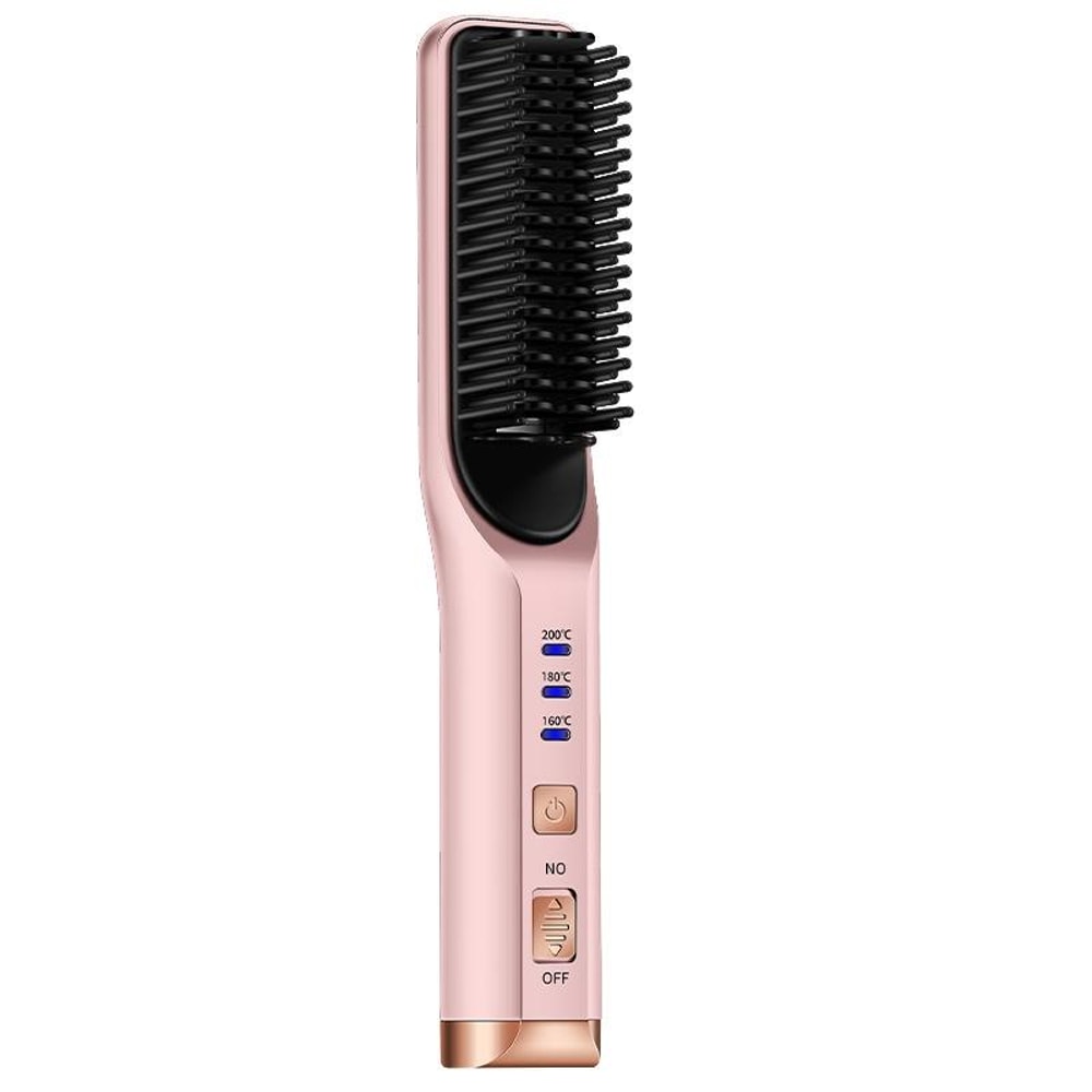 2in1 Mini Hair Straightener Curler Portable Hair Straightener Brush For Travel Styling 9