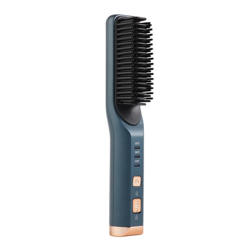 2in1 Mini Hair Straightener Curler Portable Hair Straightener Brush For Travel Styling 11